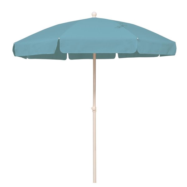 Simply Shade SimplyShade  Tahiti 6.5 ft. Polyester Beach Umbrella with Fiberglass Ribs  Aruba SSUB865KIT-P024